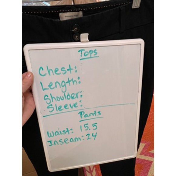 The Essential SLIM By ANTHROPOLOGIE Mid Rise Stretch Ankle Pants Size 8 Black - Picture 7 of 7